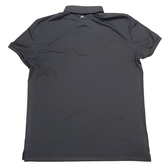 J.Lindeberg Tour Tech Regular Fit Golf Polo Shirt XX-Large Polyester Navy Blue - Picture 2 of 10